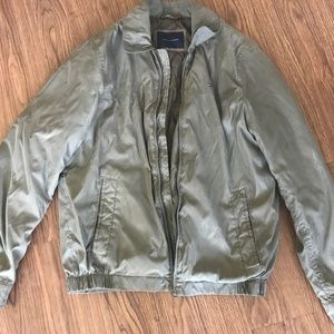 Tommy Hilfiger Brown Grey Jacket Coat - Small